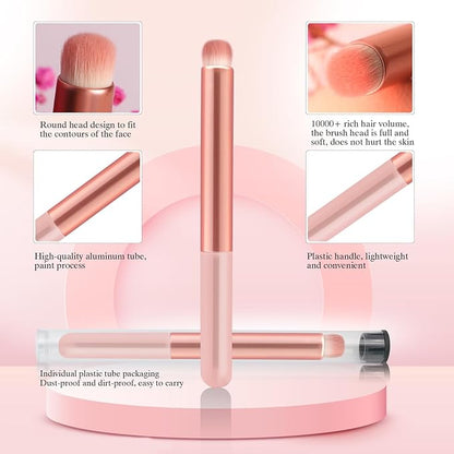 Lip Brush Lip Smudge Brushes Lipstick Brush with Tubes 3PCS Lip Gloss Applicator Wands Lip Brushes Multi-purpose Lip Makeup Brush Eyeshadow Brush Concealer Brush Lip Gloss Wands Applicator Tool Kits