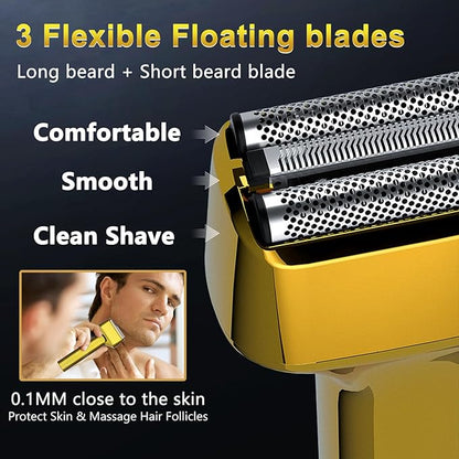 GSKY Hair Clippers for Men, Professional Barber Clippers and Trimmers Set