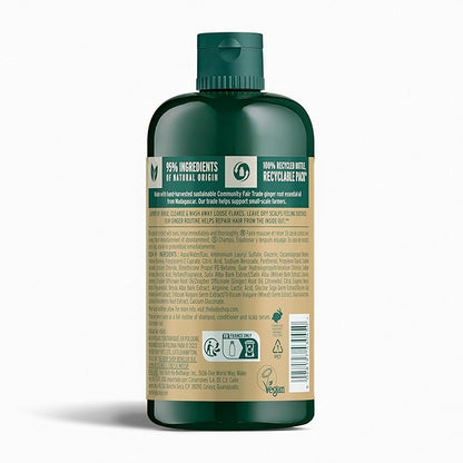 The Body Shop Ginger Scalp Care Shampoo – For Dry, Flaky Scalp – With Vegan Silk Protein – 250ml
