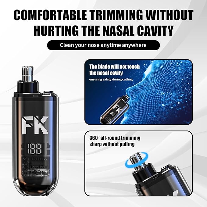 Hair Clipper for Men Set Cordless Electric Hair Clipper T-Shaped Beard Trimmer Nose Hair Trimmer Electric Shaver Professional Haircutting and Beauty Kit