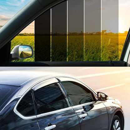 Vepagoo 20% VLT Ceramic Car Window Tint Film (30" x 15FT) - Heat & Glare Reduction, Blocks UV & IR Rays, Scratch Resistant, Decoration Car Window Tint Fit for Sedan SUV
