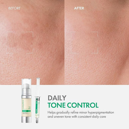 Easydew DW-EGF Melatoning Ampoule 1X - Hydrating Dark Spot Serum with Niacinamide & Glutathione for Uneven Skin - Fast Absorbing Day & Night Ampoule Korean Skin Care (Bottle 1.01 fl oz, EGF 1X)