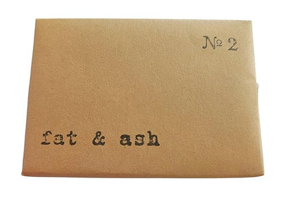 fat & ash Beef Tallow Soap Bar (1 Pack) - VERY SIMPLE INGREDIENTS - Organic and Moisturizing - Handmade in USA - Family Recipe - Long-Lasting, All-Natural, For Dry Skin