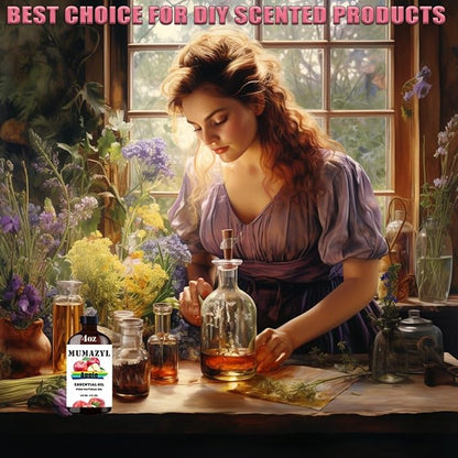 Apple Essential Oil, Apple Oil 4 Fl Oz 120ML for Diffuser Humidifier Yoga Cleaning DIY Candle Soap Making Essential Oils