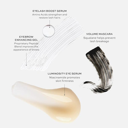 DIME Beauty Eyes On Set ($84 Value) - Includes Luminosity Eye Serum (15mL), Volume Mascara (8G), Boost Duo (3mL)
