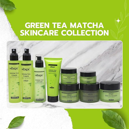 Green Tea Matcha Facial Toner Mist with Coconut Water, Refreshing, and Soothing Face Toner, with Jojoba Oil, Castor Oil, Snail Filtrate,120ml