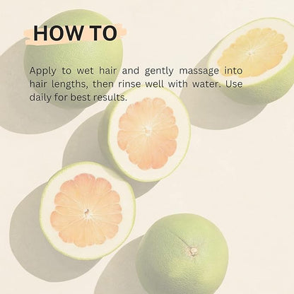 Cocoon Pomelo Essential Oil Conditioner with Xylishine & Amino Acid, Hair Growth for Thinning Hair, Organic Conditioner No Sulfate, Vegan to Soften, Reduce Loss & Volumize Hair Growth