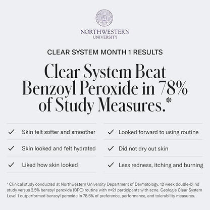 Geologie Clear Skin Face Cream | Clear System Daily Moisturizer with SPF15 for Acne-Prone Skin | Azelaic Acid, Niacinamide & Hyaluronic Acid | Lightweight & Oil Free | 60 ML