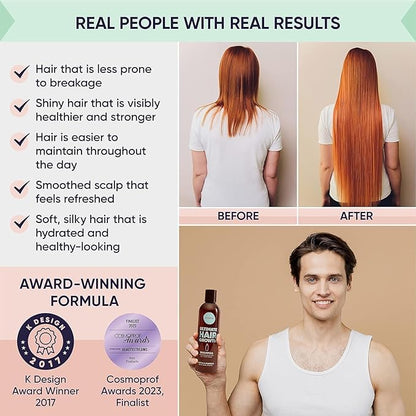Moerie Hair Growth & Repair Mask - Restorative, Vegan-Friendly Treatment for Longer, Thicker, Fuller Hair - 100ml, 2 pack