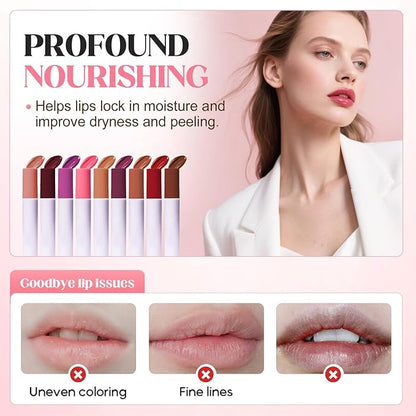 Lips Staining Lip Oil, 2026 New Lip Tint Lips Oil Long-Lasting Moisturizing, Plumping Hydrating Glossy Lip Glosses, Glossy Lip Stain Creamy Texture for Girl and Women (SWEET)