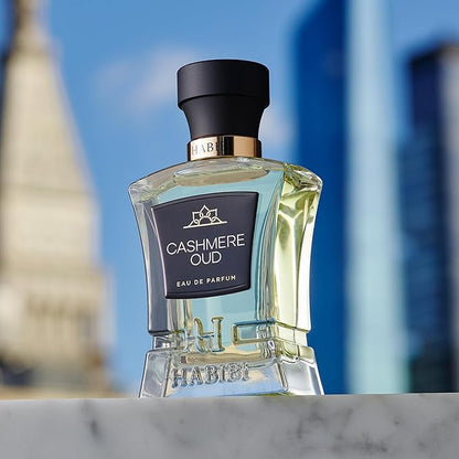 H HABIBI Cashmere Oud Perfume for Men – 2.5 oz (75ML) Long Lasting Arabian Cologne, Spicy Floral Woody Men Perfume, Luxury Fragrance Gift for Special Occasions