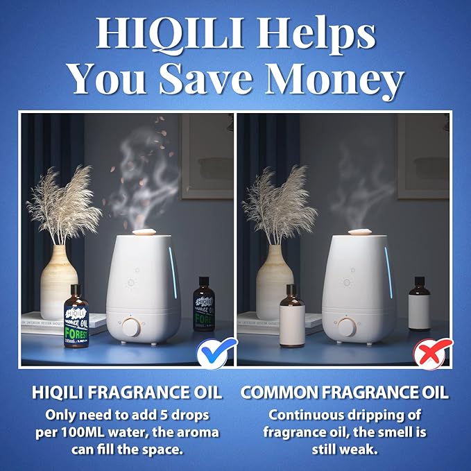 HIQILI Forest Essential Oil Mild Freshing Fragrance Oil for Diffuser Body Massage Candle Soap Perfume Lotion Making 3.38 Fl Oz Halloween Thanksgiving