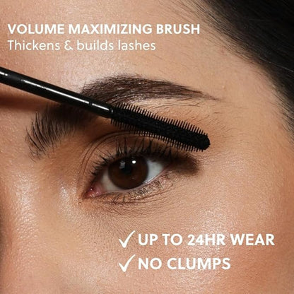 ForChics- Nourishing Eyelash Growth Mascara - Volumizing & Lengthening, Moisturizing Black Formula for Sensitive Eyes, Enhances Thickness & Health