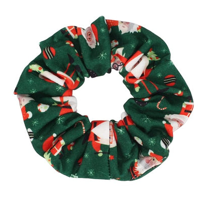 12 PCS Christmas Hair Scrunchies Snowflake Santa Christmas Tree Antlers Elk Snowman Hair Ties Soft Elastic Hair Bands for Women Girls Gifts Ponytail Holders Hair Accessories