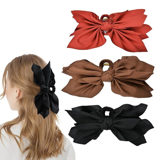 Bow Claw Clips 3PC-C