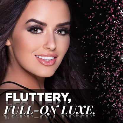 Ardell Double Up 213 False Eyelashes - Dramatic Volume, Reusable Strip Wispy Lashes for Bold Eye Look, 4 Pairs