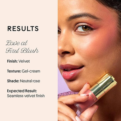 Winky Lux Cheeky Rose Liquid, Gel-Cream with Buildable Color, Lightweight Velvet Finish, Long-Lasting Neutral Rose Shade, Queen