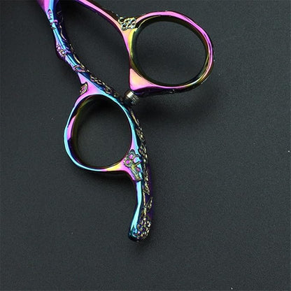 6-Inch Left Handed Hairdresser Hairdresser Scissors Set (6 inches, 2 Pieces-C)