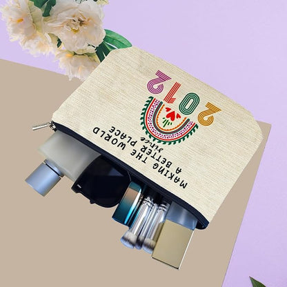 13 Year Old Girl Gift Ideas, 13th Birthday Gifts for Teenage Girls, Funny 2012 Birthday Decorations Makeup Bags for Her, Sister, Daughter, Niece, Cute Cosmetic Travel Pouch for Teen Girls Trendy Stuff