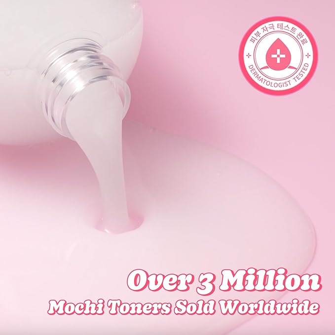 TONYMOLY Wonder Ceramide Mochi Toner – Hydrating & Strengthening Dewy Glass Skin Toner for Healthy Moisturized Skin, Large 16.9 oz Korean Skincare
