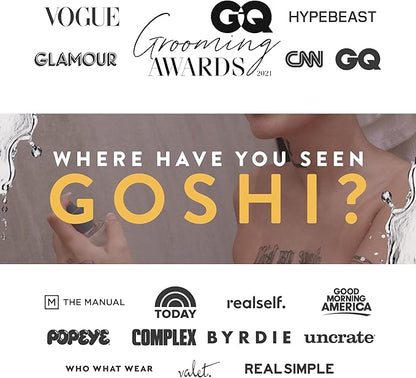 GOSHI Super Vitamin Elixir Toner for All Skin Types 5 fl. oz - Nourishing Face Toner Spray Infused with Vitamin E, Cold-Pressed Sesame Oil, Wild Thyme and More Plant Extracts - Made in Japan