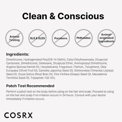COSRX PEPTIDE 132 Hair Bonding Oil Serum, Travel Size Keratin Treatment for Frizzy, Damaged, Dry Hair – Repairs Split Ends, Adds Hair Gloss – For All Hair Types, Stocking Stuffers – 0.94 fl oz