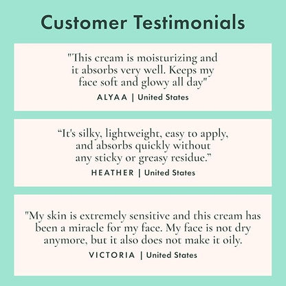 Rael Face Moisturizer, Miracle Clear Barrier Cream – Lightweight Moisturizer with Succinic Acid and Vitamin B5, Hydration, Korean Skin Care (1.8 oz)