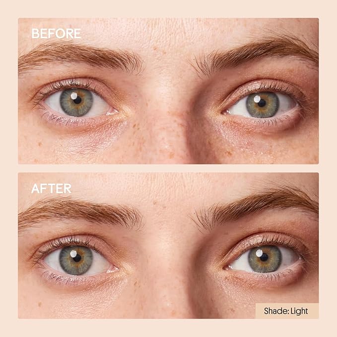 Winky Lux Peeper Perfect Under Eye Concealer, Makeup & Eye Brightener, Full Coverage Concealer for Dark Circles, Color Corrector & Eye Primer, With Collagen, Hyaluronic Acid & Vitamin E (Light Medium)