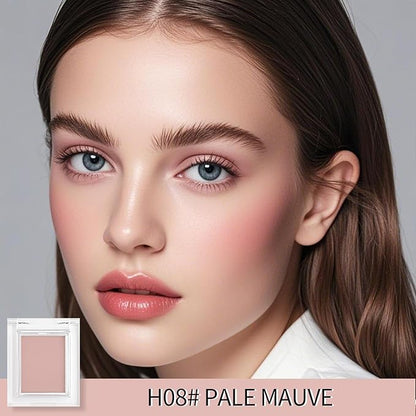 Erinde Single Matte Eyeshadow Palette, Velvet Eye Shadow Compact Powder Natural Makeup, Long-Lasting Eye Makeup, Ultra-Blendable, Pigmented Color, Vegan Formula, H08 Pale Mauve