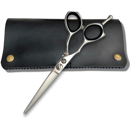 Saki Kotaro Lefty Hair Cutting Shears for Professional Hairdressers and Barbers - Made from Premium Japanese 440C Steel (Steel, Left 6" Cutting Shears)