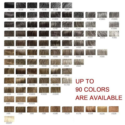 Toupee for Men French Lace Center Hairpieces Human Hair Replacement Systems Lace & Thin Skin Hair Piece Mens Toupee Hair Units for Man 8"X10" #320 3# DARK BROWN WITH 20% SYNTHETIC GREY