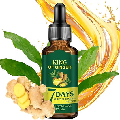 Biotin Hair Growth Serum for Hair Loss Treatment and Regrowth - Natural Ginger Essential Oil for Stronger, Thicker and Longer Hair for Women & Men (1.0 Fl Oz / 30ML)