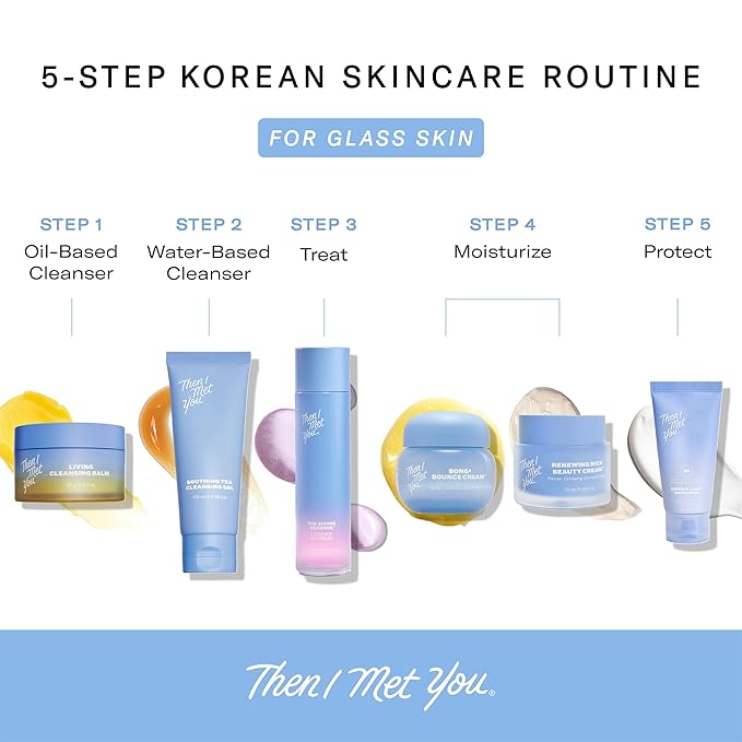 Then I Met You Essence Light Sunscreen, Broad Spectrum SPF 50 Lotion PA+++, with Hyaluronic Acid, Vegan, Cruelty-Free, 1.69 oz