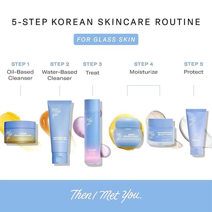 Then I Met You Essence Light Sunscreen, Broad Spectrum SPF 50 Lotion PA+++, with Hyaluronic Acid, Vegan, Cruelty-Free, 1.69 oz