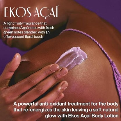 Natura - Ekos Açaí Revitalizing Body Lotion Refill - Vegan - 24 Hours of Soft Skin - Improves Elasticity - Acai Oil - Brazilian Beauty Secrets - Body Care - 13.5 fl oz (400ml)