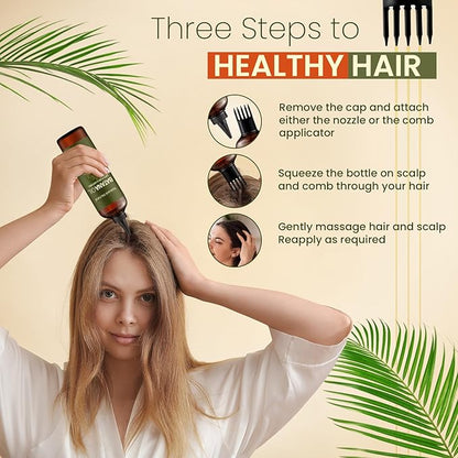 Natural Riches Unrefined Organic Batana Oil, 8 fl oz, 100% Pure & Natural, Cold pressed Honduras Miracle Oil for Hair Growth.