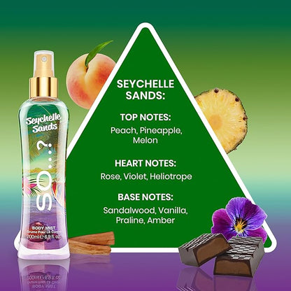 So...? Seychelle Sands Body Mist for Women - 6.9 oz Body Mist - Pack of 3