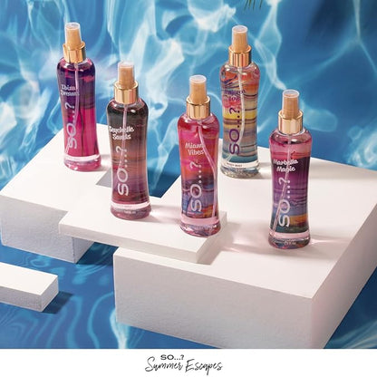 So…? Bali Breeze Body Mist - Perfume for Women with Tropical Aroma - Body Spray for Women with Coconut, Almond and Vanilla Notes - 6.9 oz