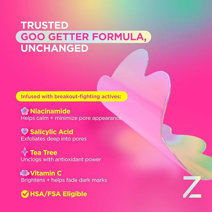 ZitSticka Pimple Patches Cute for Face, Holographic Zit Patches, Goo Getter Hydrocolloid Blemish Patches, Gifts for Teens, Teen Girl Gift Trendy Stuff (DreamHolo Collection 36ct)
