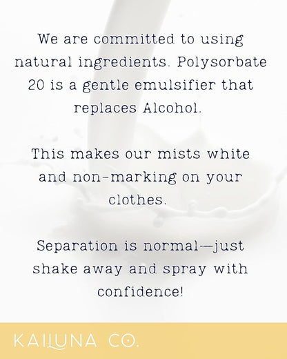 Honeysuckle Natural Hair & Body Mist Spray, Pure Essential and Fragrance Oils, Alcohol-Free, Handmade in California, 0.5Fl Oz