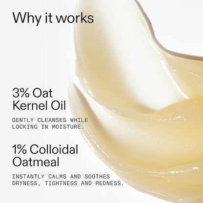 The INKEY List Mini Oat Cleansing Balm, Rich Balm Removes Makeup and Impurities, Reduces Redness, Travel Size, 1.69 Fl Oz each