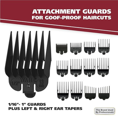 Wahl Clipper Rechargeable Cord/Cordless Haircutting & Trimming Kit for Heads, Longer Beards, & All Body Grooming - Model 79434
