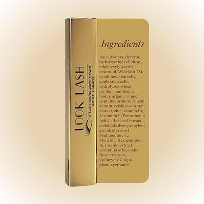 Look Lash Eyelash Enhancing Serum & Eyebrow Serum – Supports Longer-Looking Lashes and Fuller Brows, Gentle for Sensitive Skin, 5.5 ml, 6–8 Mo Supply