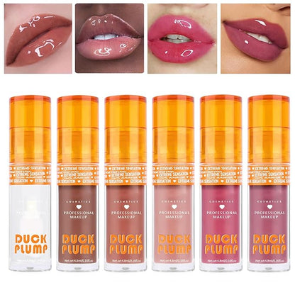 Super Lustrous Lip Oil, Non-Sticky, Hydrating, Hypoallergenic, Waterproof, High Shine Finish (04# Sheer Pink)