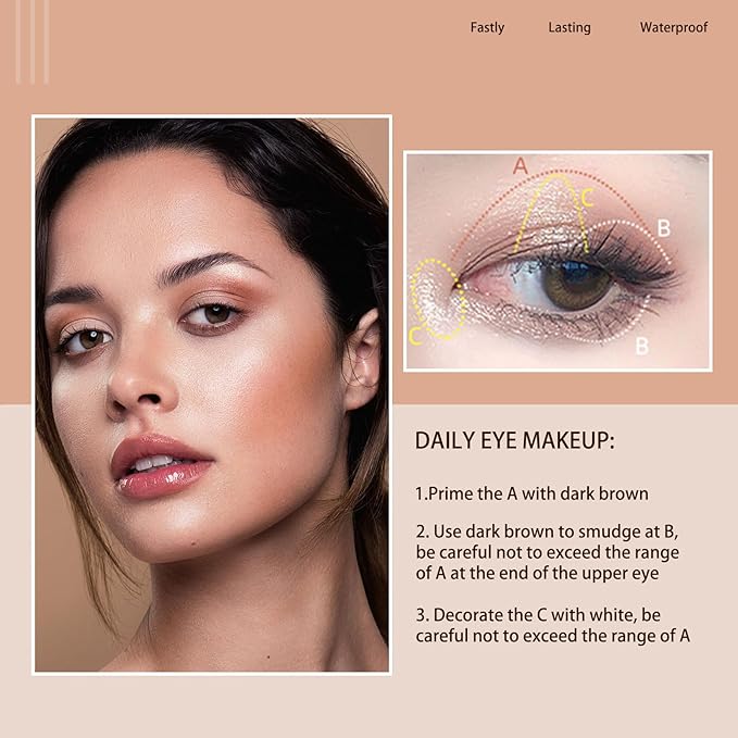 Colorful Shimmery Eye Shadow Stick Glittering Eye Shadow Stick Set with Retractable and Waterproof Eyeshadow Pencil for Long-Lasting Makeup Eyeshadow (Type B 8 Pcs)