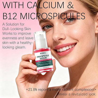 Dual-Action Acne Serum & Pico Tonique Essence Set - Minimizes Pores · Evens Skin Tone, Featuring Calcium Arbutin Ampoules, Niacinamide, Collagen - 1.01 fl oz (2-Bottle Set) (1)