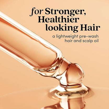 Fable and Mane Hair Oil - HoliRoots Strengthening Serum for Damaged, Frizzy Hair with Amla, Castor Oil for Hair Health - 3.4FL oz