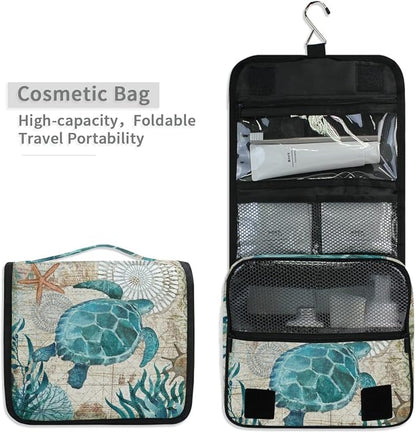 senya Hanging Travel Toiletry Bag Kit Makeup Case Cosmetics Organizer for Men Women