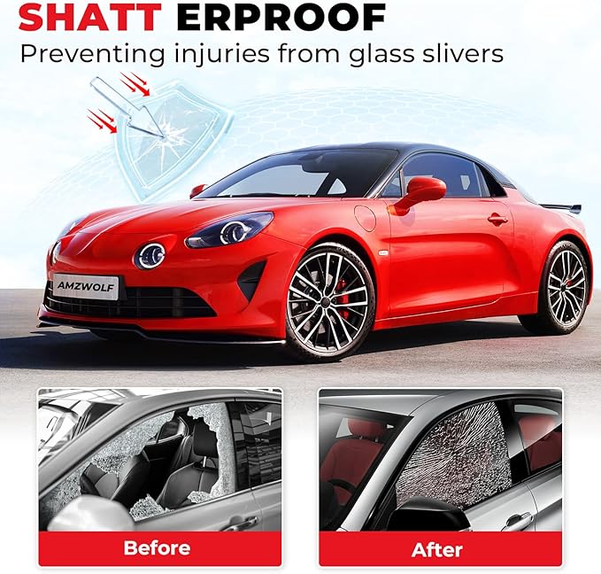 5% VLT Ceramic Car Window Tint Film (24In x100Ft), 99% UV & 96% IRR Blocks, 5-Layer Automotive Tints for Privacy Sun & Glare Protection Heat Blocking Scratch Resistant