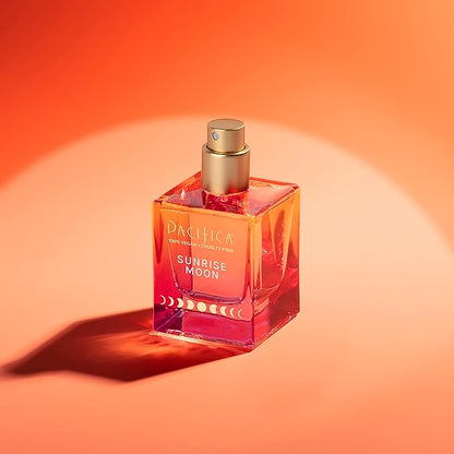 Pacifica Beauty | Sunrise Moon Spray Perfume | Peach, Cardamom, Madarin Notes | Natural + Essential Oils | Clean Fragrance | Vegan + Cruelty Free | Gifts for Her, 1 Fl Oz (Pack of 1)